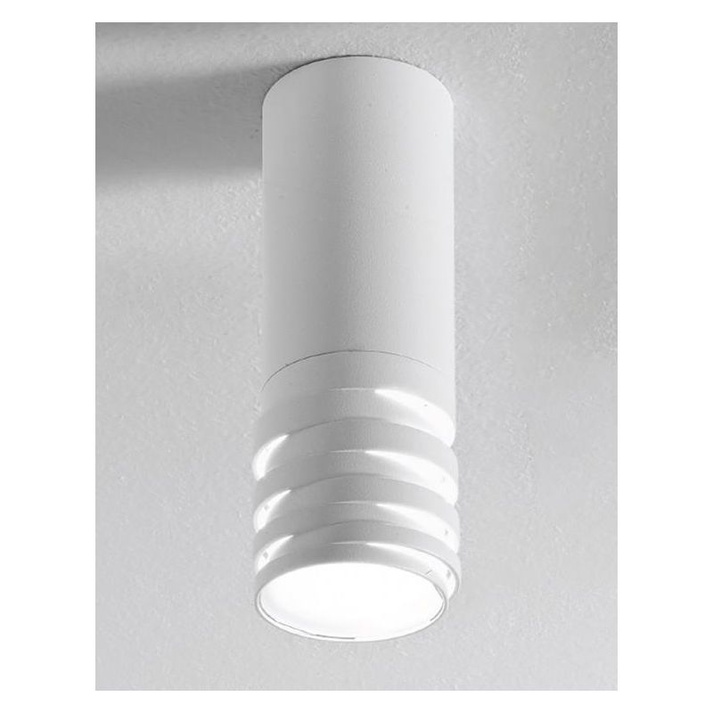 EMILY P PICCOLA PLAFONIERA BIANCA O NERA ATTACCO GU10 DESIGN MODERNO DELLA GEA LUCE GEA LUCE - Cristalensi Shop Online