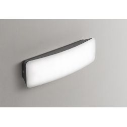 APPLIQUE SEGNAPASSO DA ESTERNI IP54 MATERIALE PLASTICO ANTRACITE CON LED 7W LUCE 4000K MODERNO GEA LUCE - Cristalensi Shop Onlin