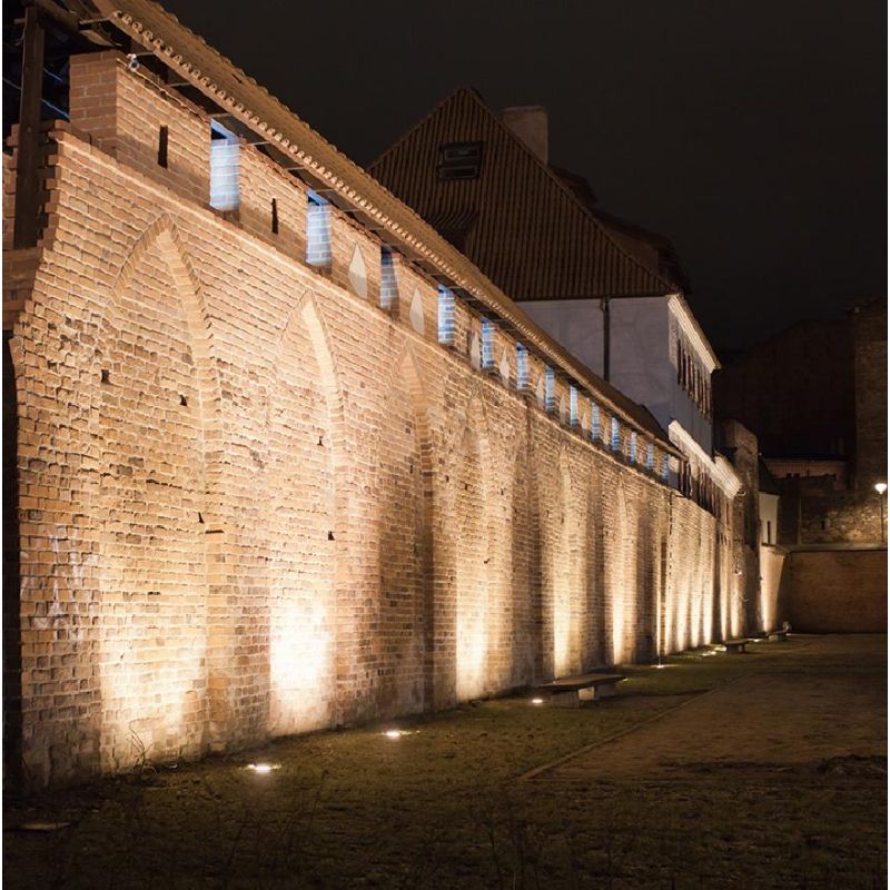 GES 261 INCASSO IN ACCIAIO IP67 CORNICE QUADRATA PER LAMPADINA GX53 LED SOSTITUIBILE GEA LUCE - Cristalensi Shop Online