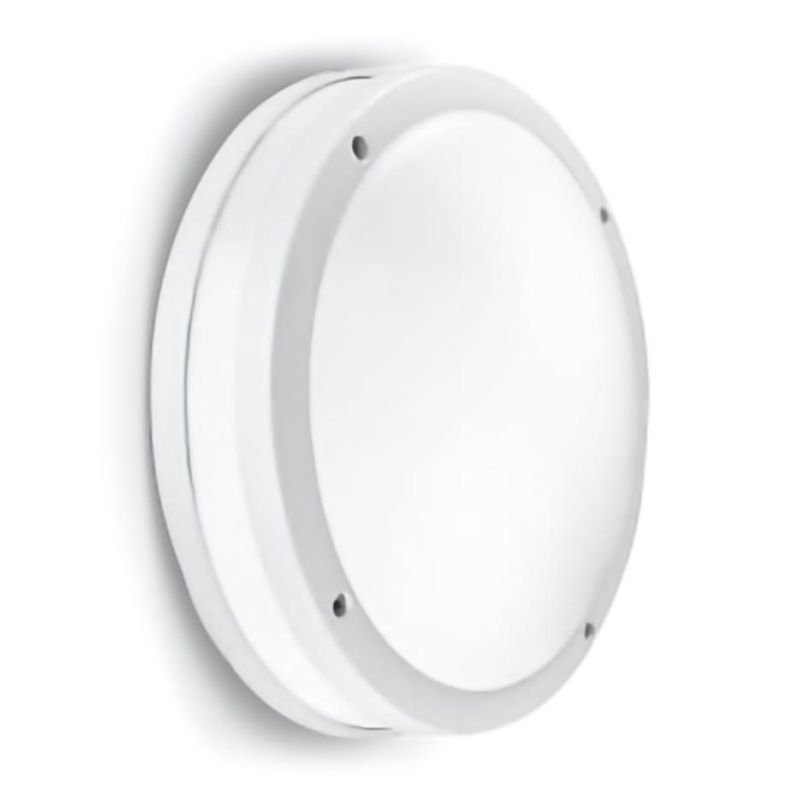 PLAFONIERA/APPLIQUE ROTONDA D28 DA ESTERNO IP54 2XE27 CORNICE DISPONIBILE IN 4 COLORI GEA LUCE - Cristalensi Shop Online