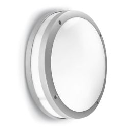 PLAFONIERA/APPLIQUE ROTONDA D28 DA ESTERNO IP54 2XE27 CORNICE DISPONIBILE IN 4 COLORI GEA LUCE - Cristalensi Shop Online 2