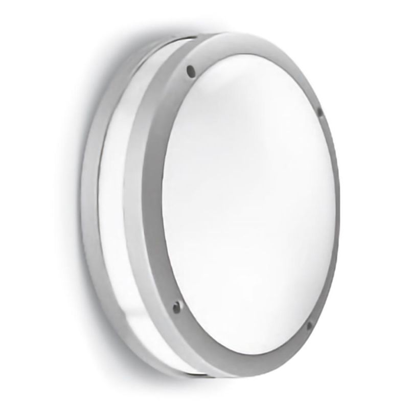 PLAFONIERA/APPLIQUE ROTONDA D28 DA ESTERNO IP54 2XE27 CORNICE DISPONIBILE IN 4 COLORI GEA LUCE - Cristalensi Shop Online