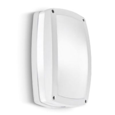 APPLIQUE/PLAFONIERA DA ESTERNO IP54 RETTANGOLARE 2XE27 CORNICE DISPONIBILE IN 4 COLORI GEA LUCE - Cristalensi Shop Online