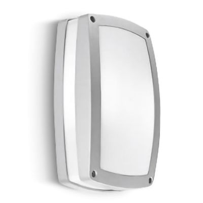 APPLIQUE/PLAFONIERA DA ESTERNO IP54 RETTANGOLARE 2XE27 CORNICE DISPONIBILE IN 4 COLORI GEA LUCE - Cristalensi Shop Online