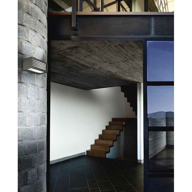 LAMPADA DA PARETE DA ESTERNO IP54 IN ALLUMINIO DISPONIBILE IN 4 COLORI GEA LUCE - Cristalensi Shop Online