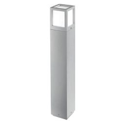 PALO PER ESTERNO ALTEZZA 65 CM IP54 DUE COLORI GRIGIO ALLUMINIO E ANTRACITE 1XE27 GEA LUCE - Cristalensi Shop Online 2
