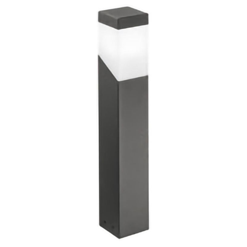 LAMPIONCINO DA ESTERNI H60 IP44 ANTRACITE BIANCO O RUGGINE ATTACCO E27 SQUADRATO MODERNO GEA LUCE - Cristalensi Shop Online