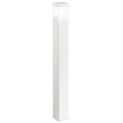 LAMPIONE DA ESTERNI H100 IP44 ANTRACITE BIANCO O RUGGINE ATTACCO E27 SQUADRATO MODERNO GEA LUCE - Cristalensi Shop Online