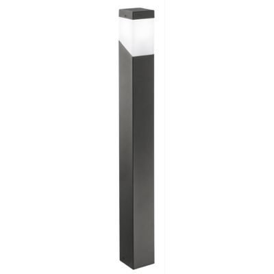 LAMPIONE DA ESTERNI H100 IP44 ANTRACITE BIANCO O RUGGINE ATTACCO E27 SQUADRATO MODERNO GEA LUCE - Cristalensi Shop Online