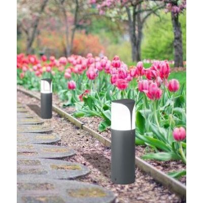 PICCOLO PALO H30 DA ESTERNO IP44 ANTRACITE BIANCO O GRIGIO MODERNO LAMPADINA E27 GEA LUCE GEA LUCE - Cristalensi Shop Online