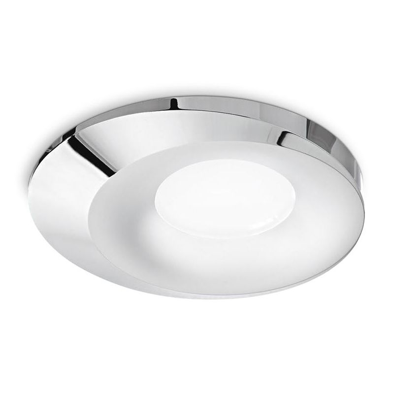 FARETTO DA INCASSO OVALE IN ALLUMINIO BIANCO O CROMO LAMPADINA GU10 MODERNO GEA LUCE - Cristalensi Shop Online