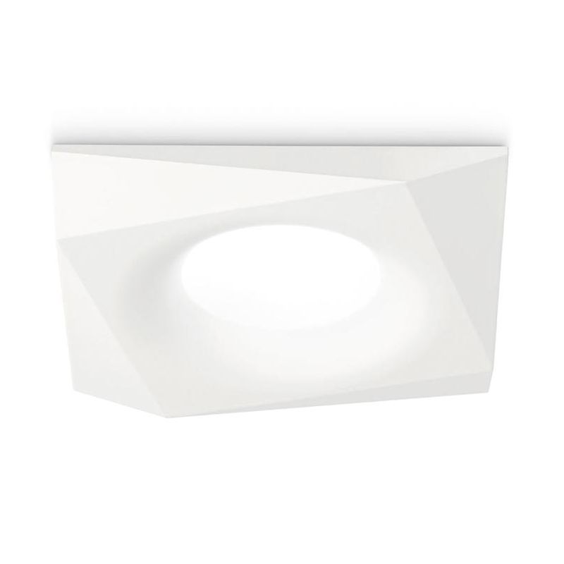 FARETTO DA INCASSO QUADRATO IN ALLUMINIO FINITURA BIANCA O CROMO LAMPADINA GU10 MODERNO GEA LUCE - Cristalensi Shop Online