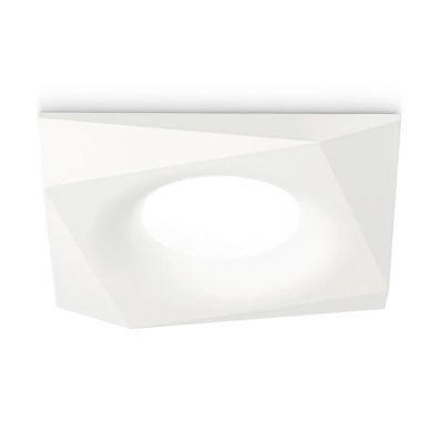 FARETTO DA INCASSO QUADRATO IN ALLUMINIO FINITURA BIANCA O CROMO LAMPADINA GU10 MODERNO GEA LUCE - Cristalensi Shop Online