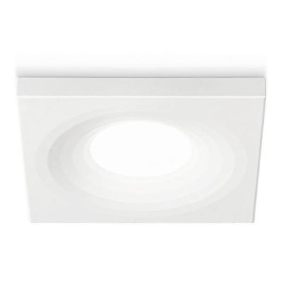 FARETTO DA INCASSO MODERNO QUADRATO IN ALLUMINIO BIANCO OPACO CON LAMPADINA GU10 MODERNO GEA LUCE - Cristalensi Shop Online