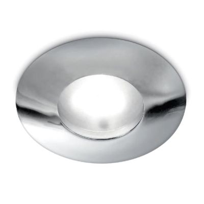 INCASSO IP65 CON ANELLO CROMO BIANCO LUCIDO BRUNITO E NICHEL SPAZZOLATO PORTALAMPADE GU10 GEA LUCE - Cristalensi Shop Online