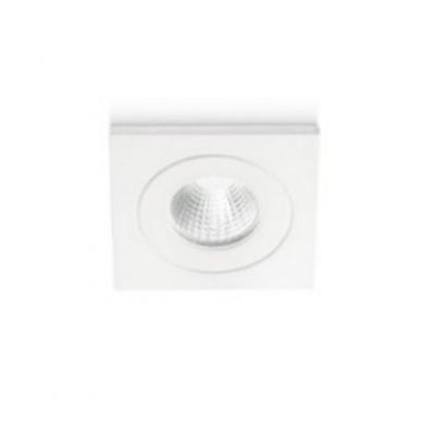 GFA 771 INCASSO IN ALLUMINIO BIANCO A LED 5W CON DRIVER INCLUSO CORNICE QUADRA GEA LUCE - Cristalensi Shop Online