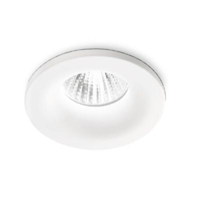 FARETTO DA INCASSO ROTONDO IN ALLUMINIO BIANCO OPACO LED 4W LUCE 3000K O 4000K GEA LUCE - Cristalensi Shop Online