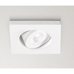 FARETTO DA INCASSO QUADRATO ORIENTABILE IN ALLUMINIO BIANCO OPACO LED 3W LUCE 3000K O 4000K GEA LUCE - Cristalensi Shop Online 2