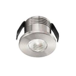 FARETTO DA INCASSO A MOLLE ROTONDO IN ALLUMINIO BIANCO O NICHEL LED 3W LUCE 3000K O 4000K GEA LUCE - Cristalensi Shop Online