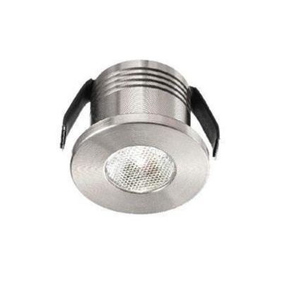 FARETTO DA INCASSO A MOLLE ROTONDO IN ALLUMINIO BIANCO O NICHEL LED 3W LUCE 3000K O 4000K GEA LUCE - Cristalensi Shop Online