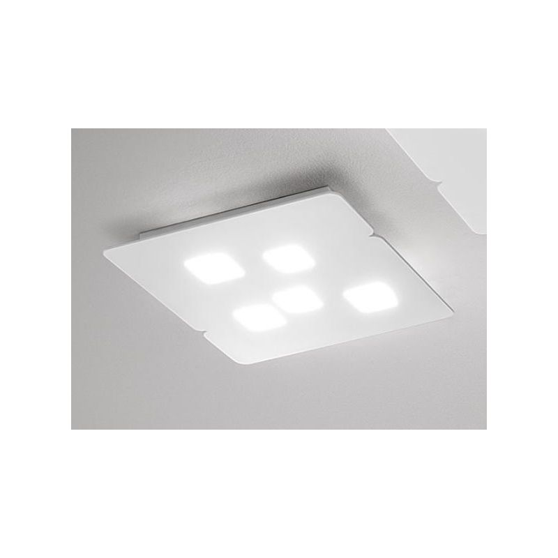 GISELLE PM PLAFONIERA MODERNA 5 LUCI CON ATTACCO GX53 3 FINITURE COLORE DELLA GEA LUCE GEA LUCE - Cristalensi Shop Online