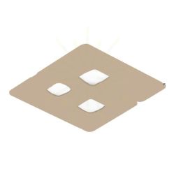 GISELLE PP PLAFONIERA MODERNA 3 LUCI CON ATTACCO GX53 3 FINITURE COLORE DELLA GEA LUCE GEA LUCE - Cristalensi Shop Online 2