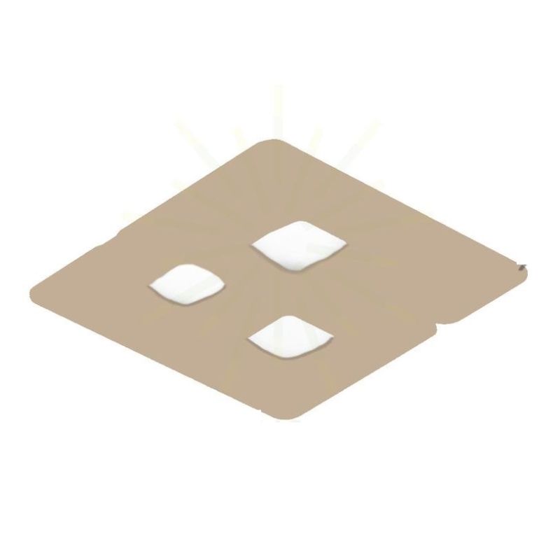 GISELLE PP PLAFONIERA MODERNA 3 LUCI CON ATTACCO GX53 3 FINITURE COLORE DELLA GEA LUCE GEA LUCE - Cristalensi Shop Online