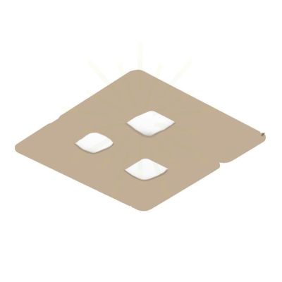 GISELLE PP PLAFONIERA MODERNA 3 LUCI CON ATTACCO GX53 3 FINITURE COLORE DELLA GEA LUCE GEA LUCE - Cristalensi Shop Online