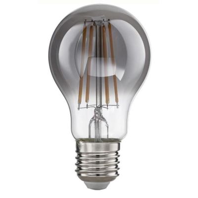 LAMPADINA ATTACCO E27 LED 8W LUCE 2700K CON VETRO FUME DURATA 15000 ORE GEA LUCE - Cristalensi Shop Online