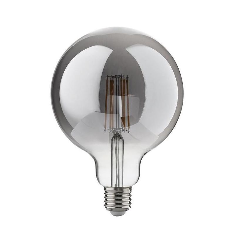 LAMPADINA GLOBO ATTACCO E27 LED 12W LUCE 2700K CON VETRO FUME DURATA 15000 ORE GEA LUCE - Cristalensi Shop Online