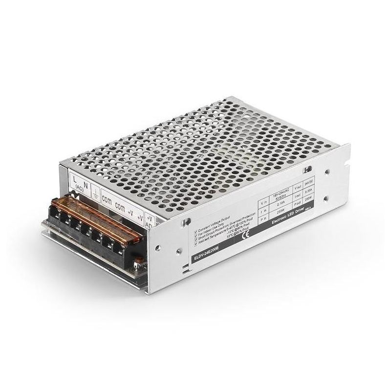 DRIVER ALIMENTATORE 200W 24VDC IP20 PER STRIP LED DELLA GEA LUCE GEA LUCE - Cristalensi Shop Online