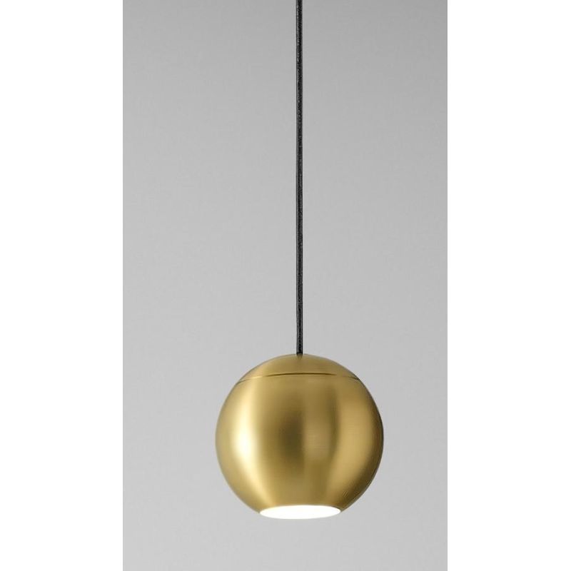 GUYA SOSPENSIONE DA INCASSO A SFERA MODERNA METALLO BIANCO,ORO O NERO LED 8W DELLA GEA LUCE GEA LUCE - Cristalensi Shop Online