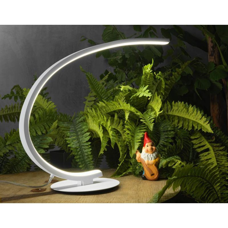 IOLE L LAMPADA DA TAVOLO MODERNA IN ALLUMINIO LED 12W LUCE 3000K DIMMERABILE 3 COLORI GEA LUCE - Cristalensi Shop Online