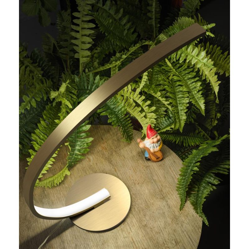 IOLE L LAMPADA DA TAVOLO MODERNA IN ALLUMINIO LED 12W LUCE 3000K DIMMERABILE 3 COLORI GEA LUCE - Cristalensi Shop Online