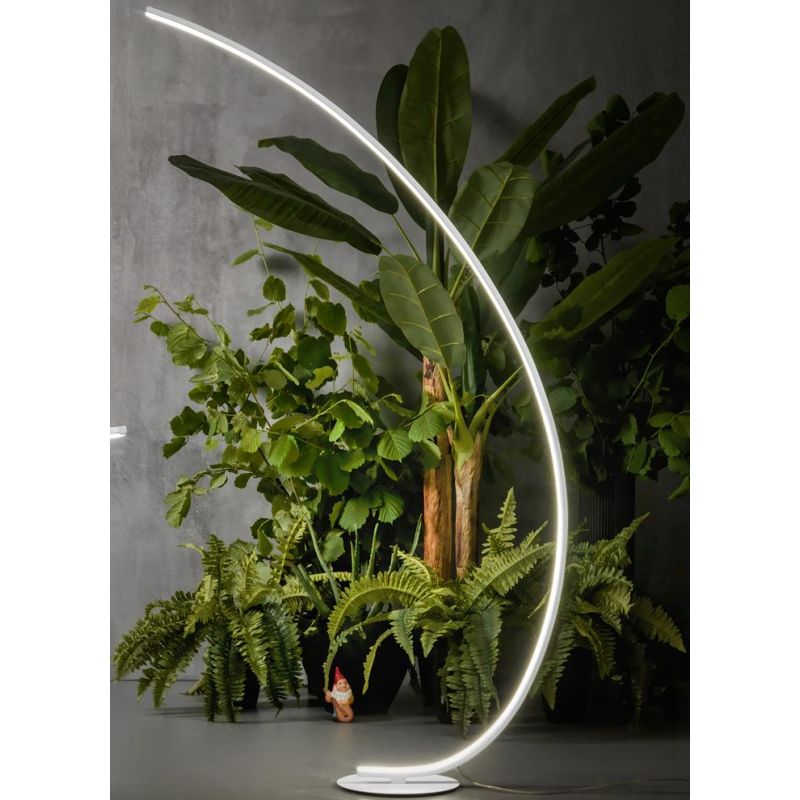 IOLE PT PIANTANA MODERNA IN ALLUMINIO LED 30W LUCE 3000K DIMMERABILE 3 COLORI GEA LUCE - Cristalensi Shop Online