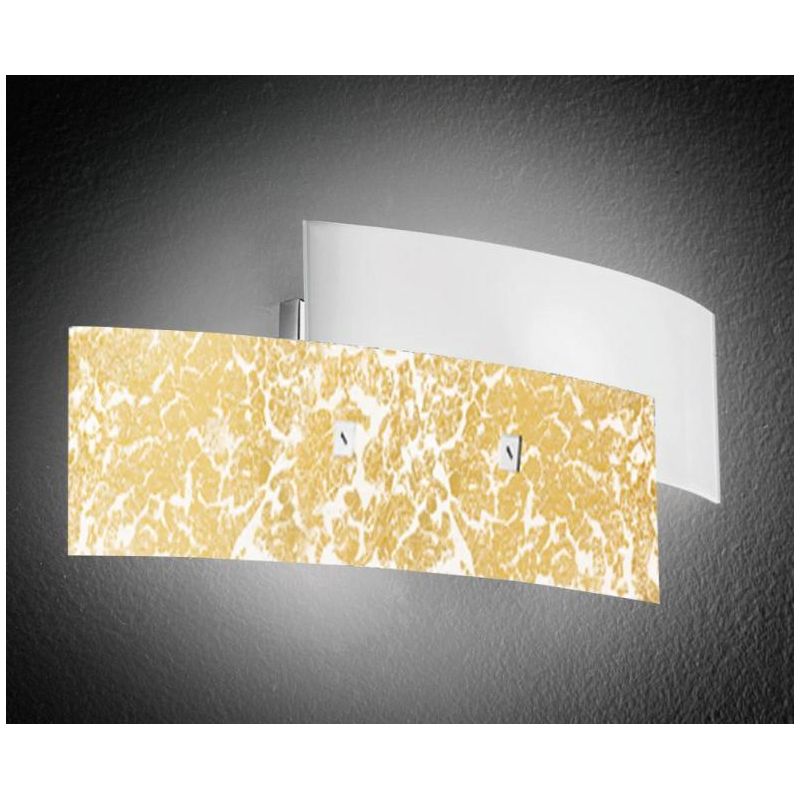 LARA LAMPADA DA PARETE PICCOLA IN VETRO 2 COLORI GEA LUCE MODERNO GEA LUCE - Cristalensi Shop Online