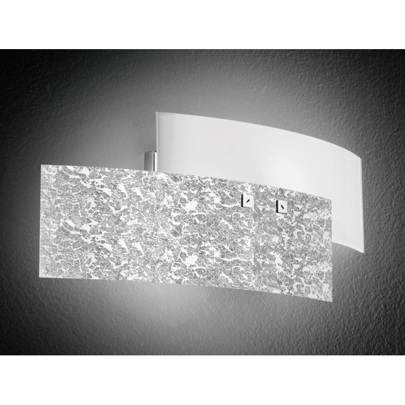 LARA LAMPADA DA PARETE PICCOLA IN VETRO 2 COLORI GEA LUCE MODERNO GEA LUCE - Cristalensi Shop Online