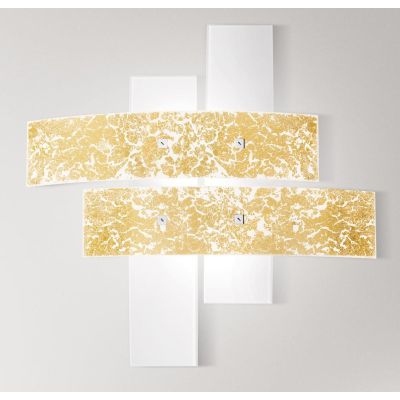 LARA PG PLAFONIERA IN VETRO DI 91X91 CM IN 2 COLORI MODERNA DI GEA LUCE GEA LUCE - Cristalensi Shop Online