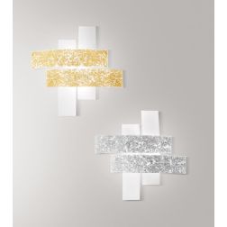 LARA PP PLAFONIERA IN VETRO DI 50X50 CM IN 2 COLORI MODERNA DI GEA LUCE GEA LUCE - Cristalensi Shop Online