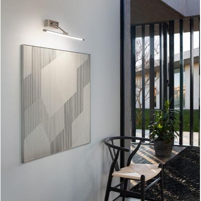 MAGIS APPLIQUE MODERNA ORIENTABILE LED 10W LUCE 3000K O 4000K IN METALLO 4 FINITURE COLORE GEA LUCE - Cristalensi Shop Online