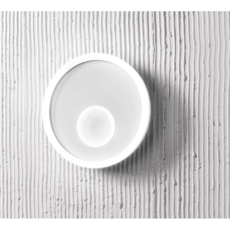 MELANIA PP PLAFONIERA MODERNA D30 LED 30W LUCE 3000K O 4000K BIANCA DELLA GEA LUCE GEA LUCE - Cristalensi Shop Online