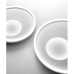 MELANIA PP PLAFONIERA MODERNA D30 LED 30W LUCE 3000K O 4000K BIANCA DELLA GEA LUCE GEA LUCE - Cristalensi Shop Online 2