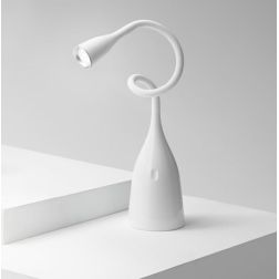 NEKKAR LAMPADA DA TAVOLO A LED 5W LUCE 3000K CON BRACCIO FLESSIBILE IN 4 COLORI GEA LUCE GEA LUCE - Cristalensi Shop Online 2