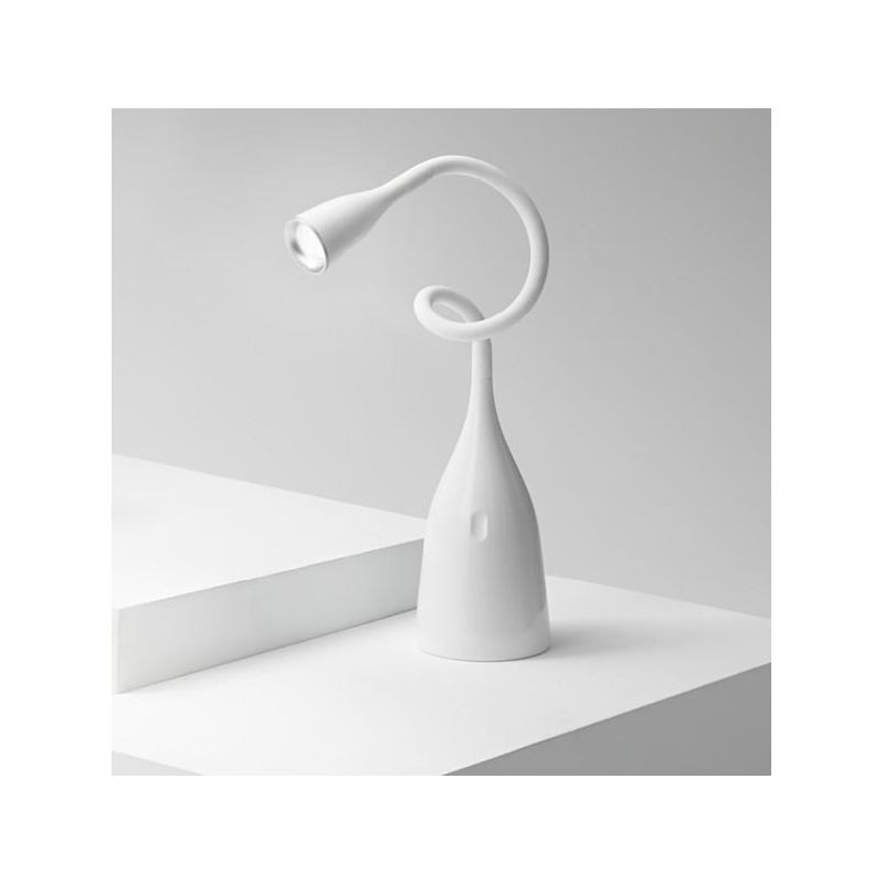 NEKKAR LAMPADA DA TAVOLO A LED 5W LUCE 3000K CON BRACCIO FLESSIBILE IN 4 COLORI GEA LUCE GEA LUCE - Cristalensi Shop Online