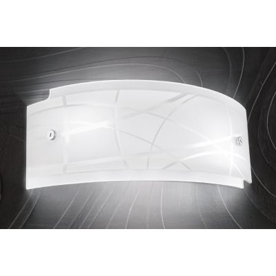 NEREIDE LAMPADA DA PARETE IN VETRO SERIGRAFATO DI GEA LUCE MODERNA ECONOMICA GEA LUCE - Cristalensi Shop Online