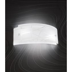 NEREIDE LAMPADA DA PARETE IN VETRO SERIGRAFATO DI GEA LUCE MODERNA ECONOMICA GEA LUCE - Cristalensi Shop Online 2