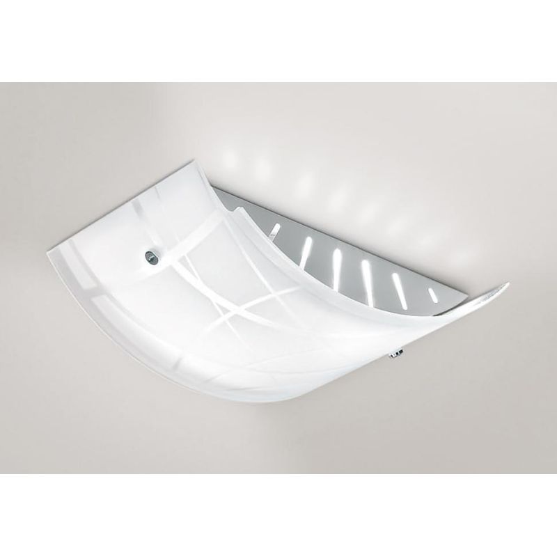 NEREIDE LAMPADA DA SOFFITTO IN VETRO DECORATO DI GEA LUCE MODERNA ECONOMICA GEA LUCE - Cristalensi Shop Online