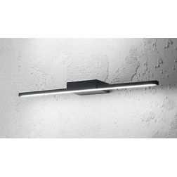 ONE APPLIQUE PER SPECCHIO DA BAGNO MODERNA IP44 LED 12W BIANCO O NERO LUCE 3000K GEA LUCE - Cristalensi Shop Online 2