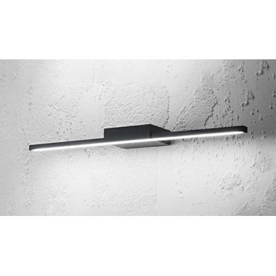 ONE APPLIQUE PER SPECCHIO DA BAGNO MODERNA IP44 LED 12W BIANCO O NERO LUCE 3000K GEA LUCE - Cristalensi Shop Online