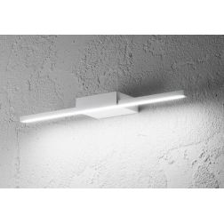 ONE APPLIQUE PER SPECCHIO DA BAGNO MODERNA IP44 LED 16W BIANCO O NERO LUCE 3000K GEA LUCE - Cristalensi Shop Online 2